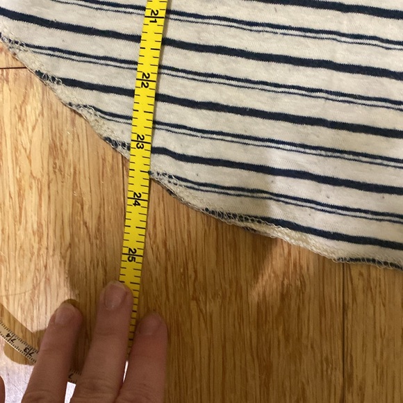 JUNGMAVEN XS 3/4 length sleeve striped tee - Picture 7 of 7